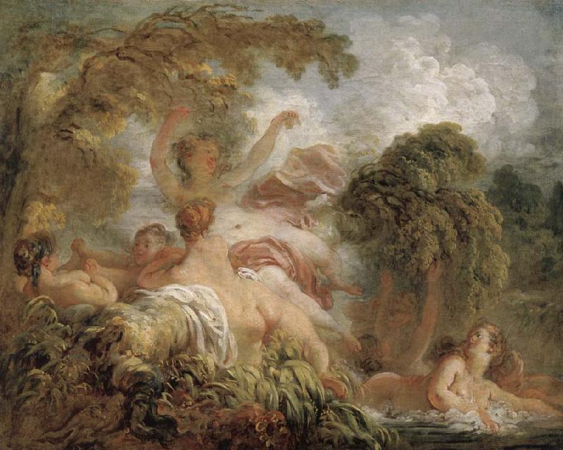 Jean-Honore Fragonard The Bathers